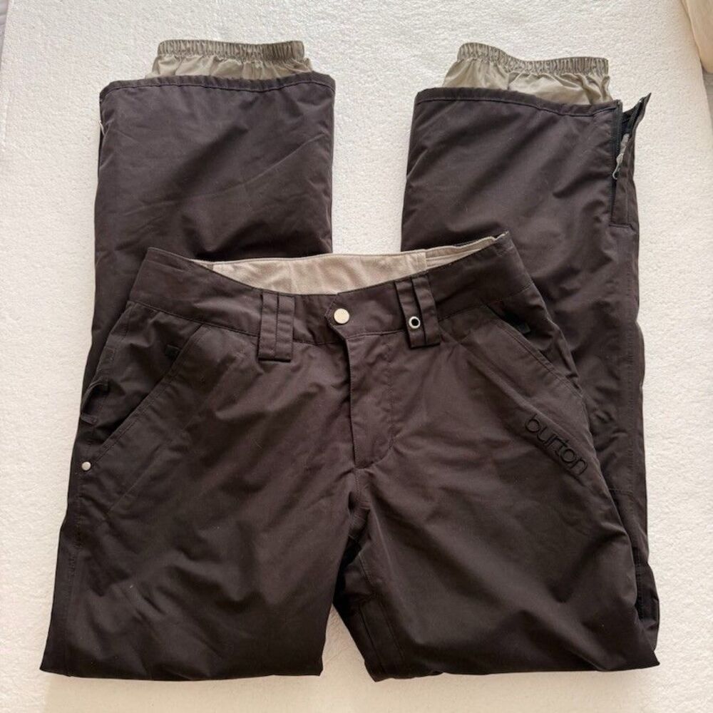 Burton Snowboarding Pants Womens XS Black Lined Pant Ski Dry Ride XSMALL